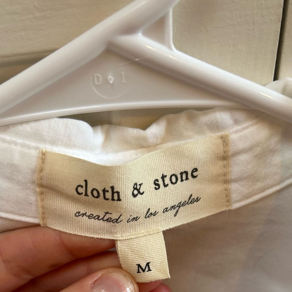 Cloth and stone white button-down - Picture 3 of 3